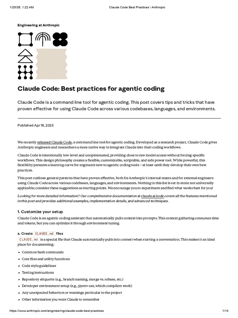 Claude Code Best Practices - Anthropic | PDF | Computer Science | Computing
