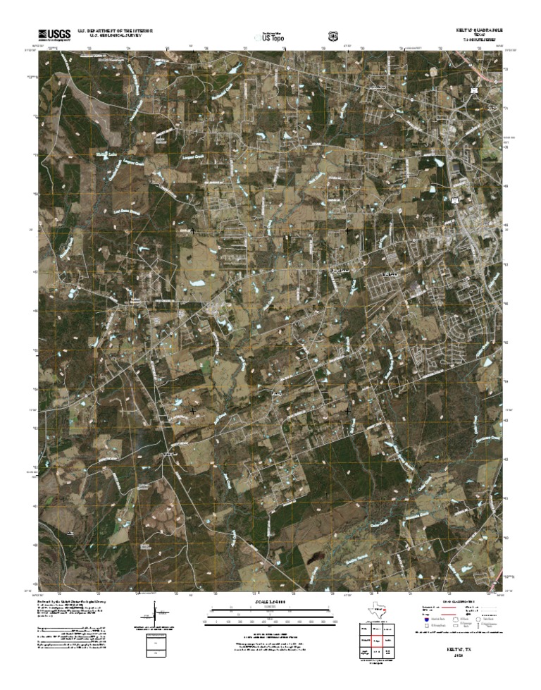 Keltis TX 7.5-Minute Quadrangle Map | PDF | United States Geological ...