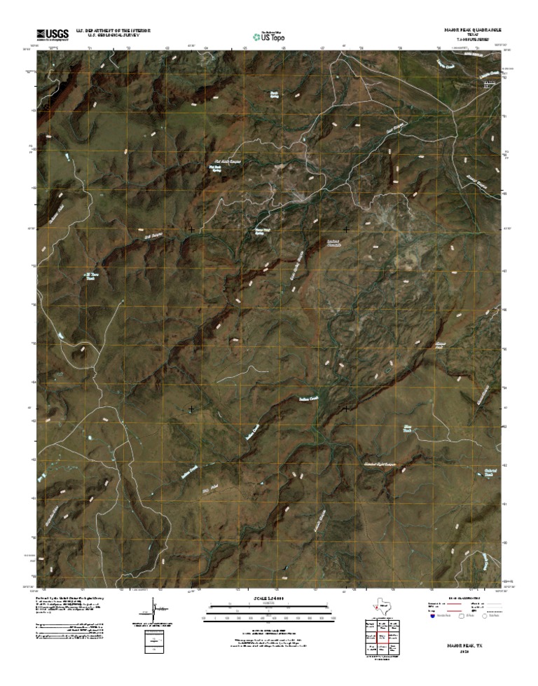Topographic Map of Major Peak | PDF | Mathematical Notation | Physical ...