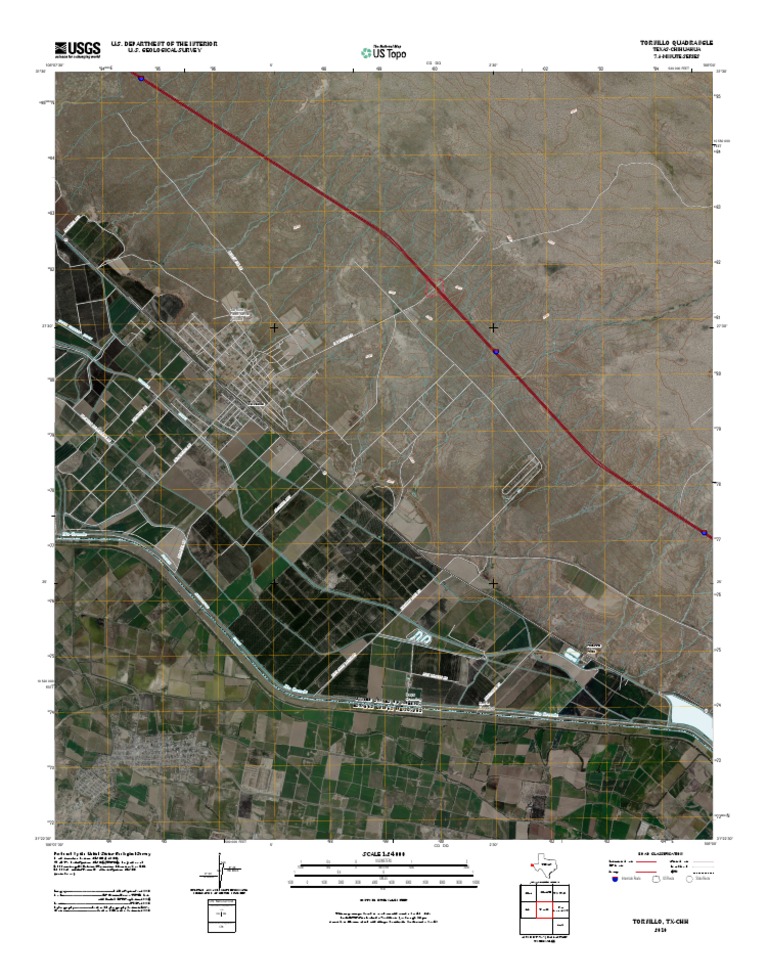 Topographic Map of Tornillo PDF