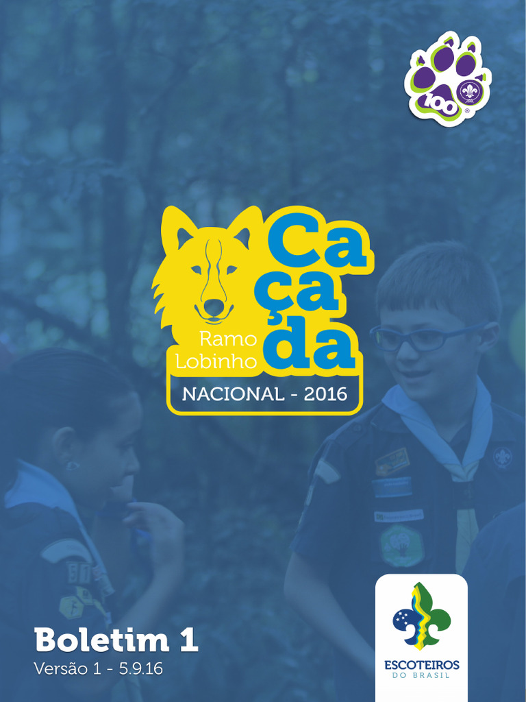 Boletim 1 Caçada Nacional Do Ramo Lobinho 5.9.16 | PDF | Escotismo