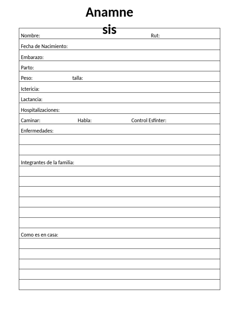 Anamnes Is | PDF