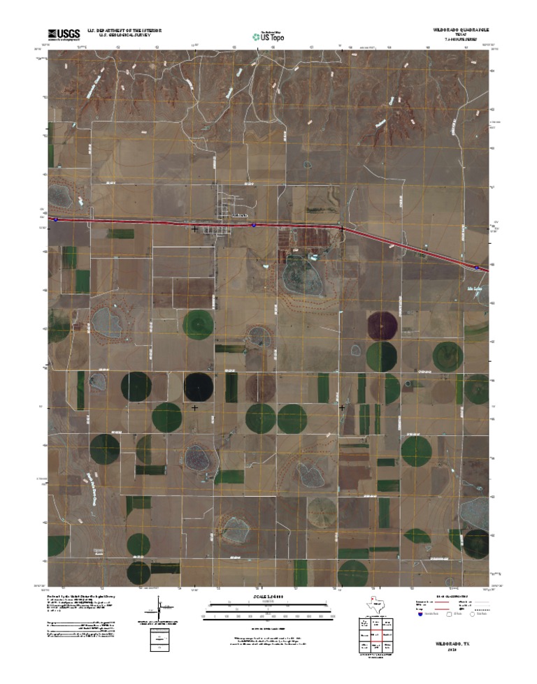 Topographic Map of Wildorado PDF