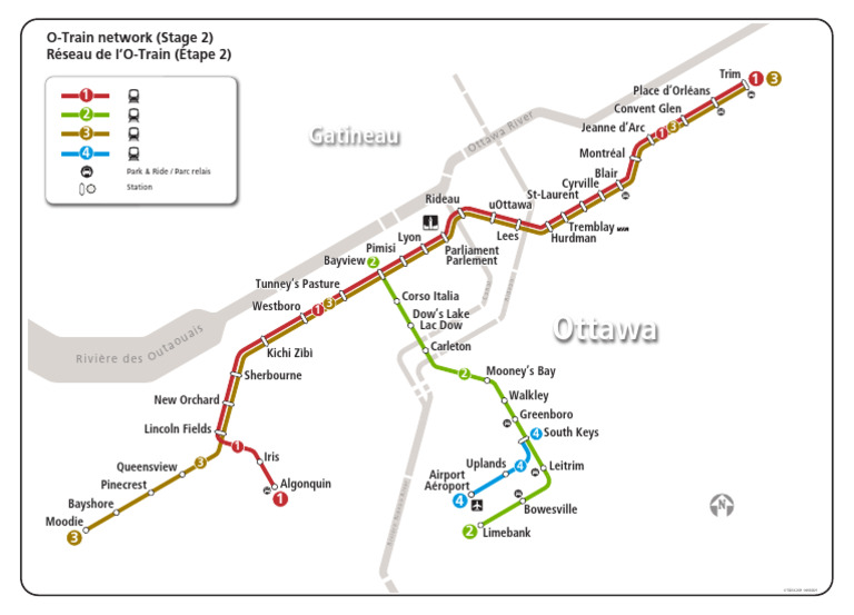 O Train System Map 2024 | PDF
