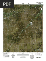 Topographic Map of Hackberry Creek
