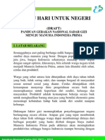 Draft Pedoman Gerakan Nasional Sadar Gizi Februari 2012