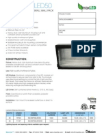 MaxLite LED WallPack DataSheet MLSWP30LED50