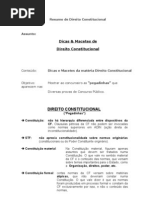 76144821 Resumo de Direito Constitucional MACETES SIM