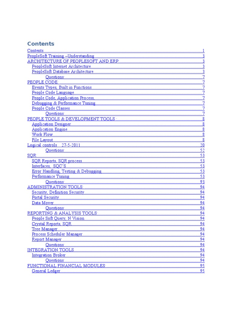 PeopleSoft Architecture Overview | PDF | Sql | Databases