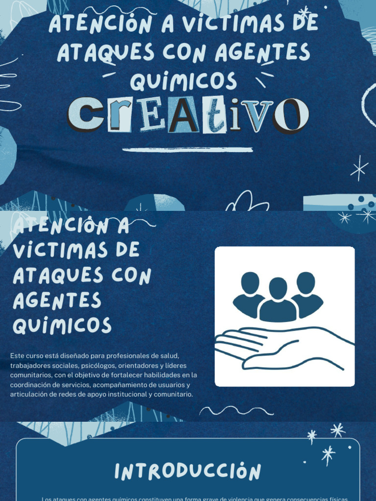 Atencion a victimas de ataques con agentes quimicos modulo 3 | PDF ...
