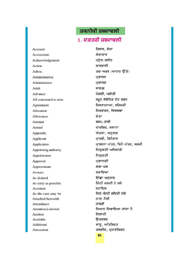 Daftari Shabdawali | PDF
