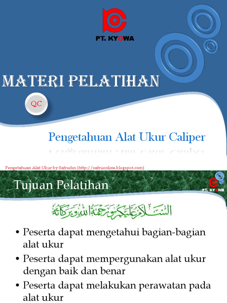 Mengenal Alat Ukur Caliper