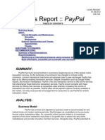 Case Report :: PayPal