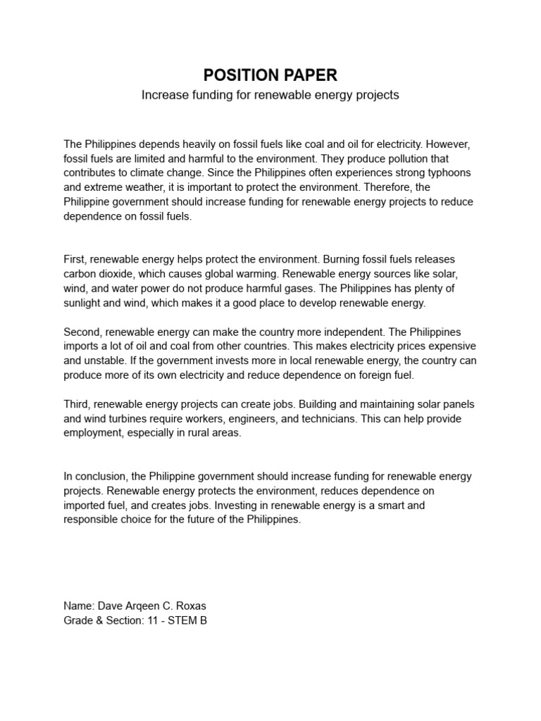 Position Paper - Rws | PDF