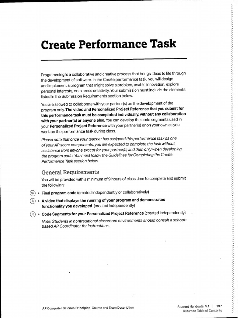 Performance Task | PDF