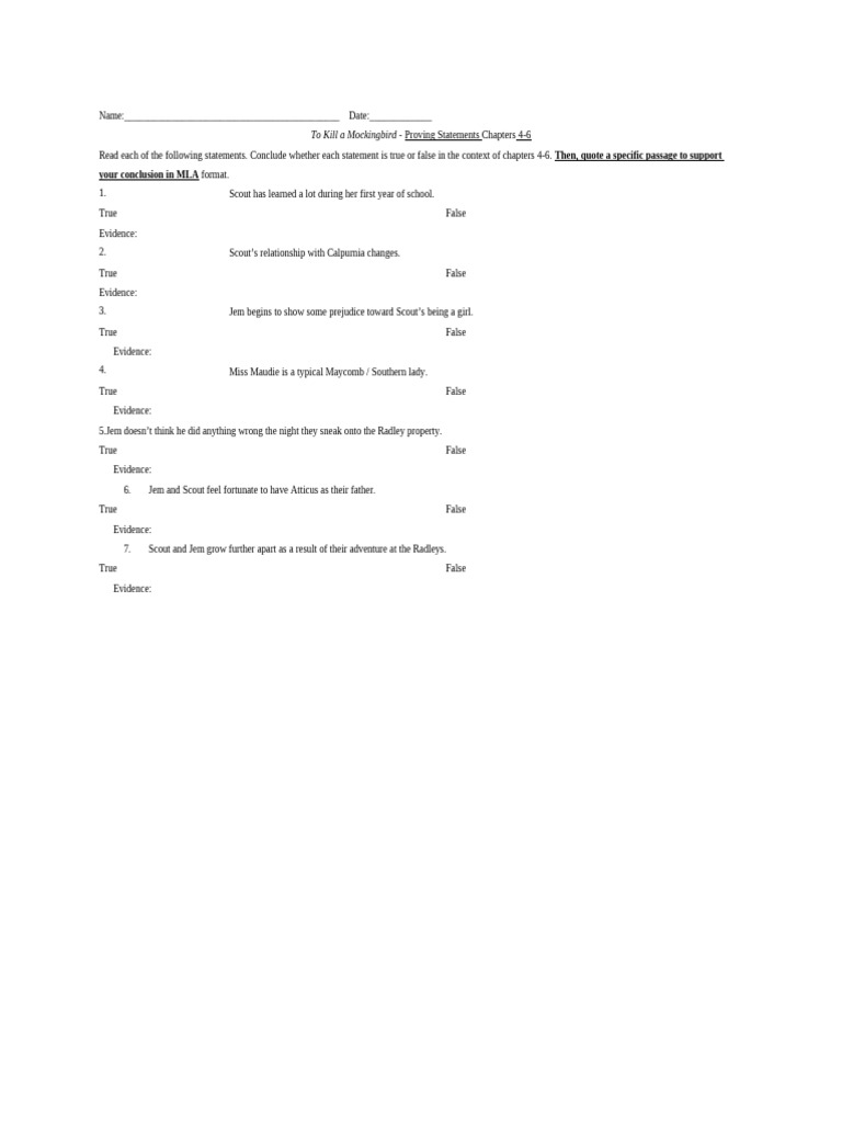 Ch. 4-6 Proving Statements | PDF
