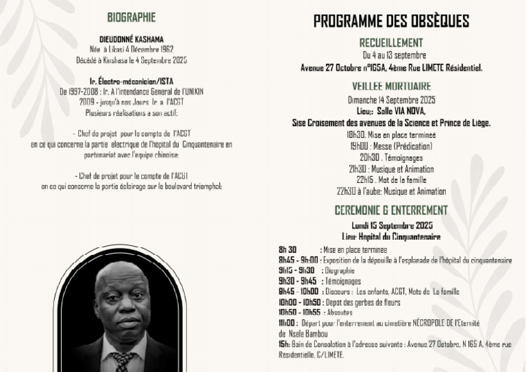 Programme Deuil | PDF