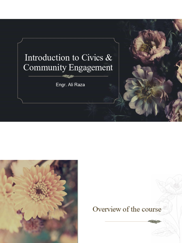 HUM208 Lecture01 | PDF | Citizenship | Civic Engagement
