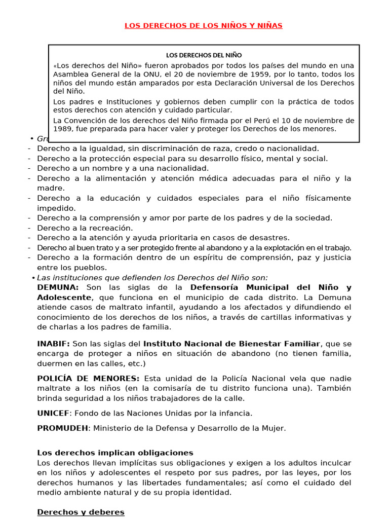 FICHA DE PERSONAL SOCIAL | PDF | Elijah | Derechos de los niños