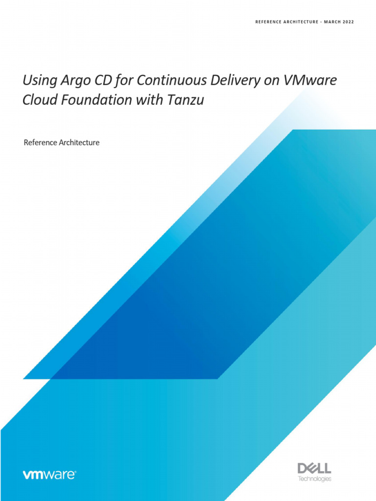 ArgoCD On VCF With Tanzu With VxRail | PDF | Cloud Computing | Computer ...