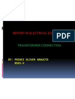 Report in Electrical Equipment: Transformer Connection