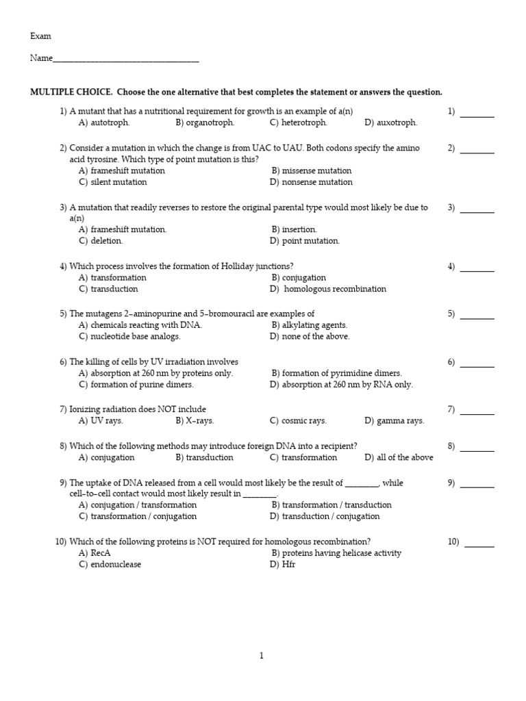 Multiple Choice. Choose The One Alternative That Best Completes The ...