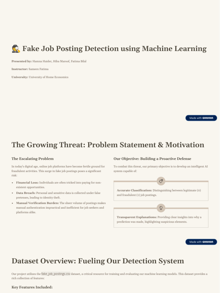 Fake Job Posting Detection Using Machine Learning | PDF | Machine ...
