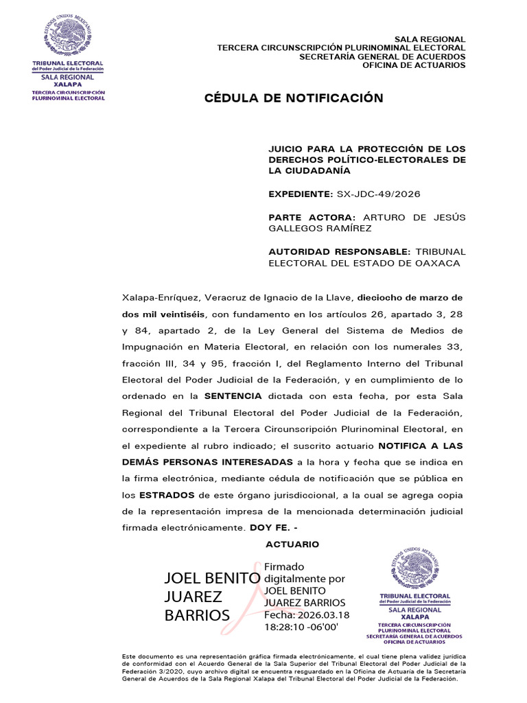 SX 2026 JDC 49-1694021 | PDF | Caso de ley | Sentencia (ley)