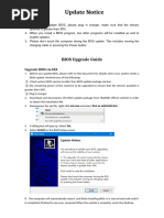 BIOS Update Instructions for HUAWEI | PDF
