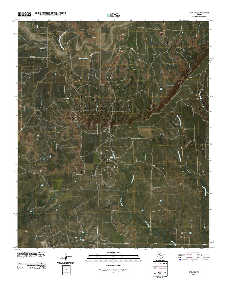 Topographic Map of Gail NE | PDF | Home & Garden
