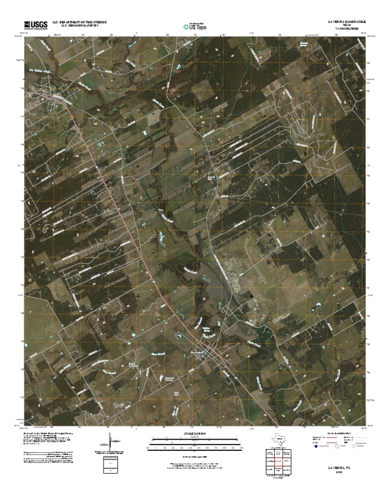 Topographic Map of La Vernia PDF United States Geological Survey