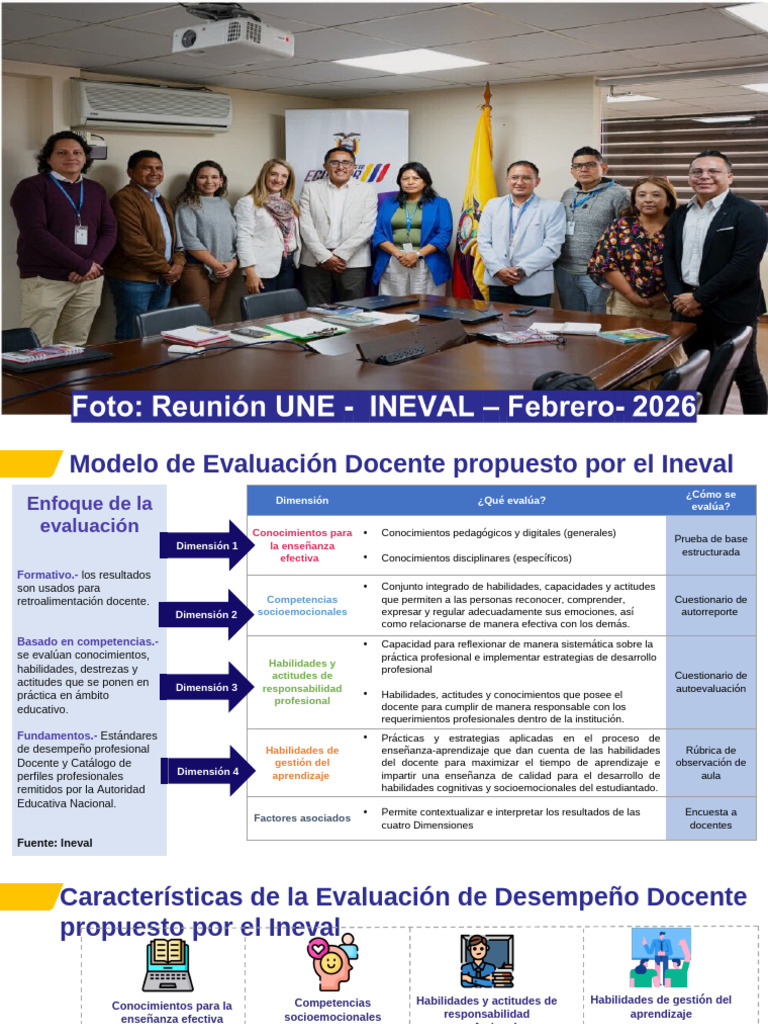 Evaluacion de Desempeño Docente 2026 | PDF | Evaluación | Maestros