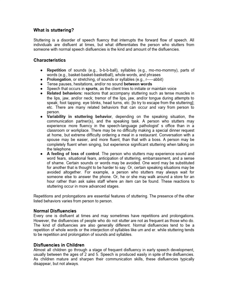 Fluency Strategies | PDF | Stuttering | Fluency