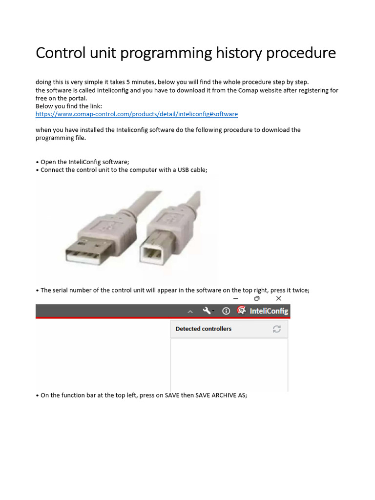 Control Unit's History Programming File | PDF