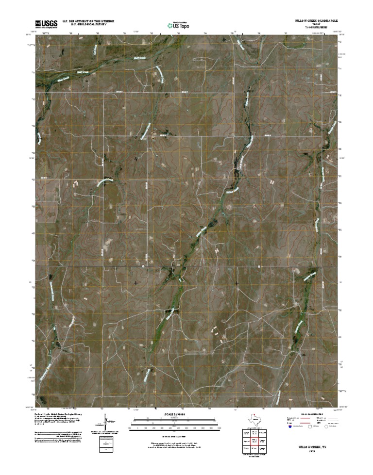 Topographic Map of Willow Creek  PDF  United States Geological Survey 