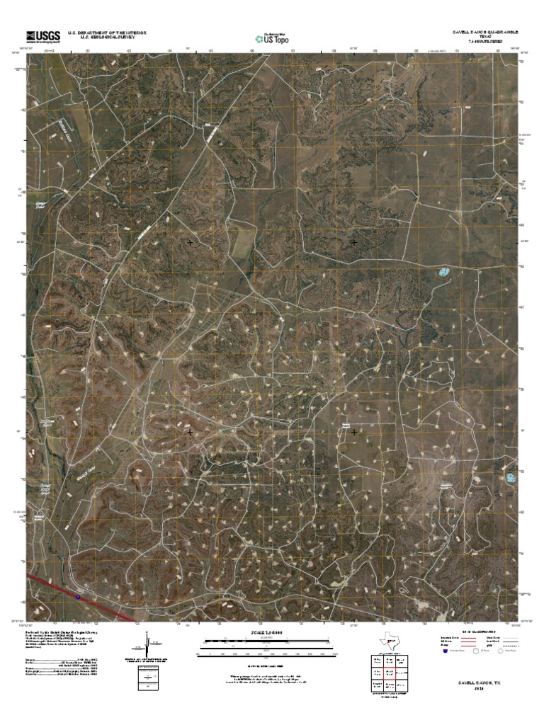 Savell Ranch Quadrangle Map, Texas | PDF | Sports & Recreation