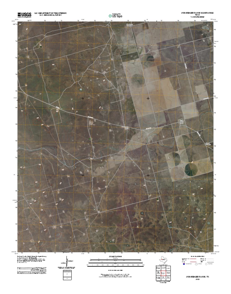 Topographic Map of Scharbauer Ranch | PDF