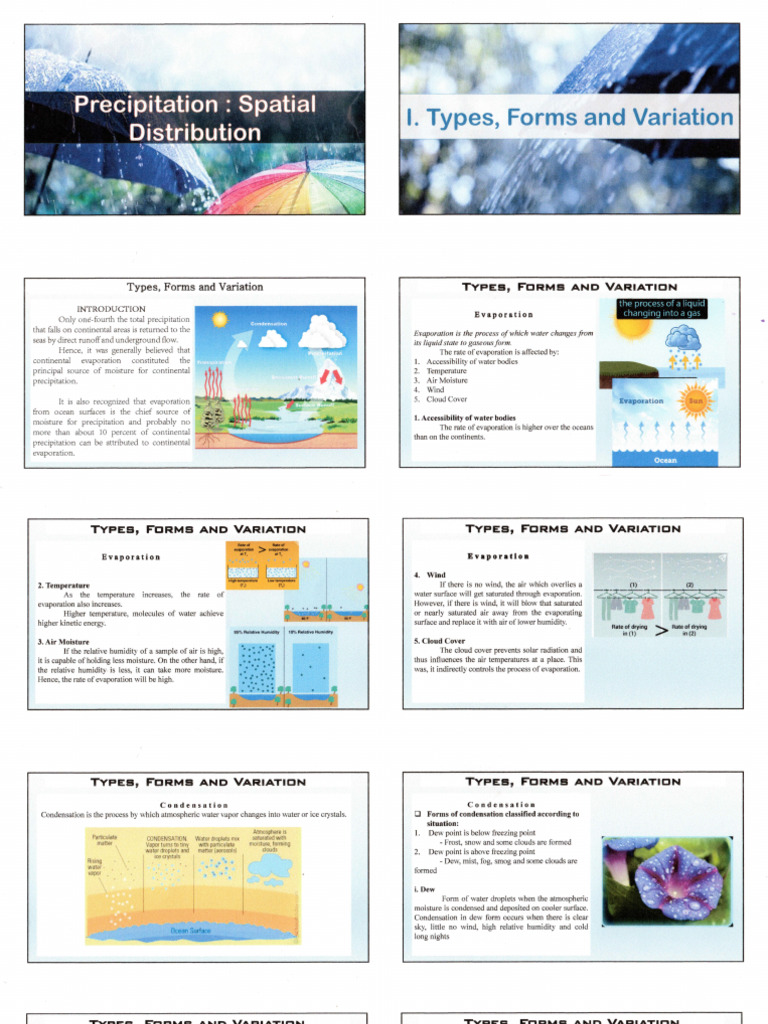 Precipitation Spatial Distribution Hydrometeorology | PDF