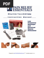 Download Rhythm Touch q Manual-elektro masaza by dukass SN101506176 doc pdf