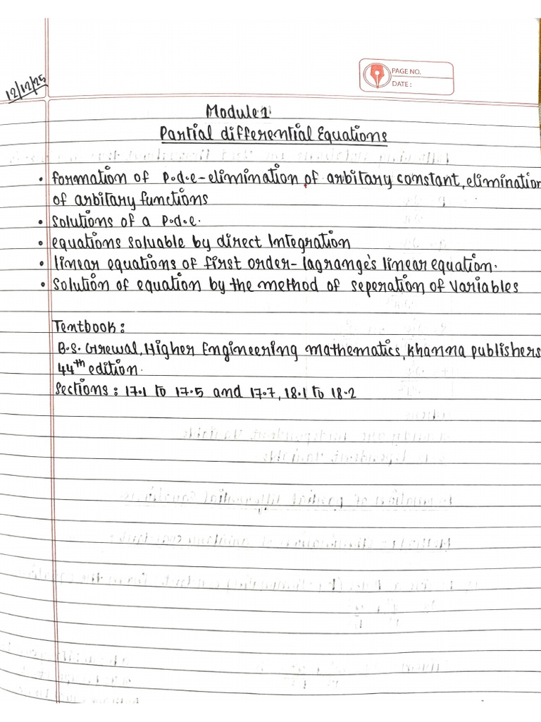 Maths Module 1 | PDF