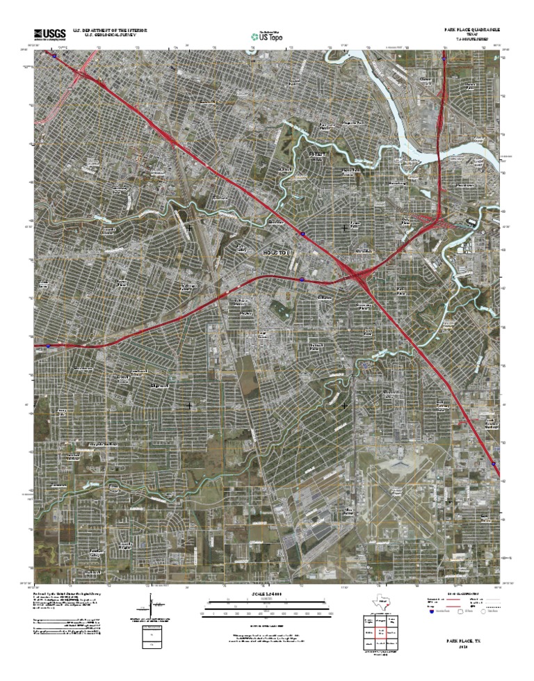 Topographic Map of Park Place | PDF | United States Geological Survey ...