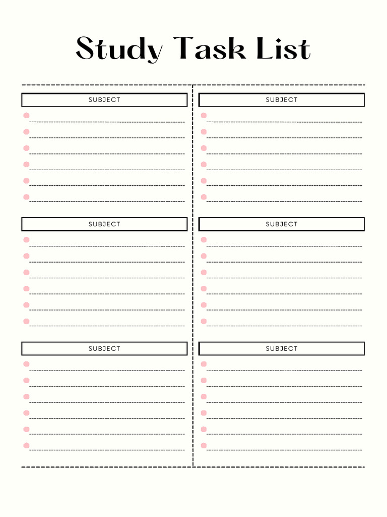 Black and White Modern Study Task List Planner - 20260208 - 193324 ...