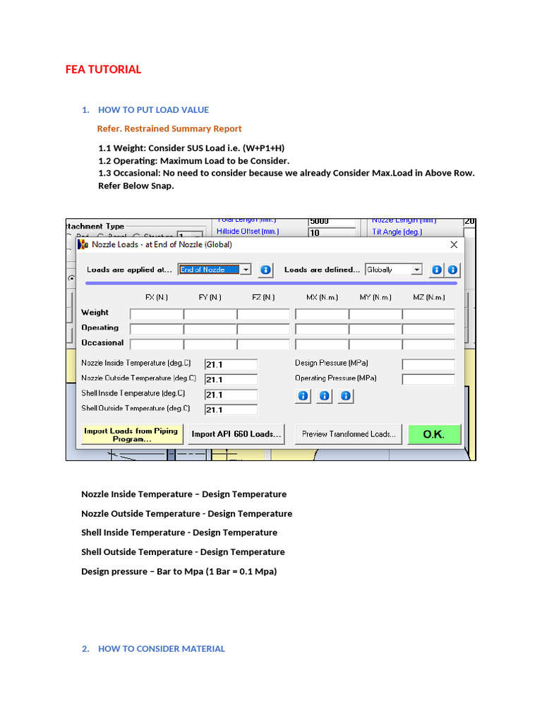 Fea Tutorial | PDF