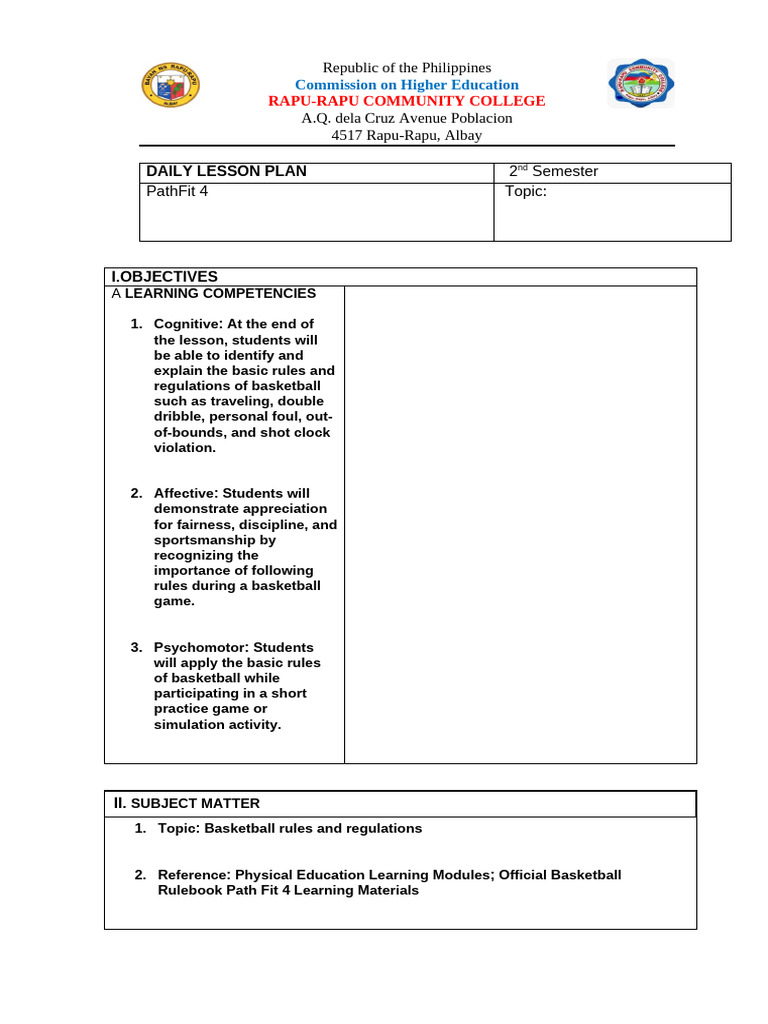 4 As Lesson Plan Template | PDF | Teachers | Cognition