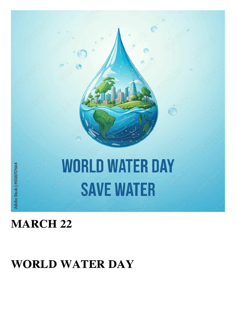 World Water Day March 22 - 20260314 - 155104 - 0000 | PDF