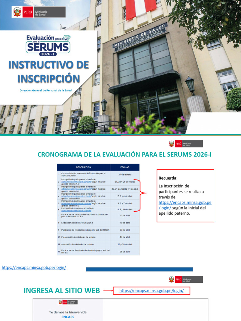 Instructivo Encaps | PDF | Documento de identidad | Contraseña