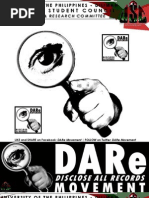 DARe (Disclose All Records) Movement Primer
