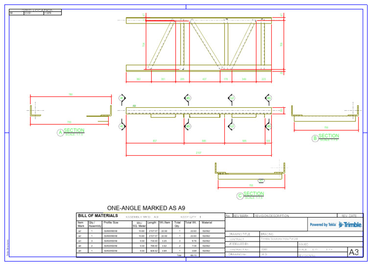 Fabrication of Bracing Assembly | PDF
