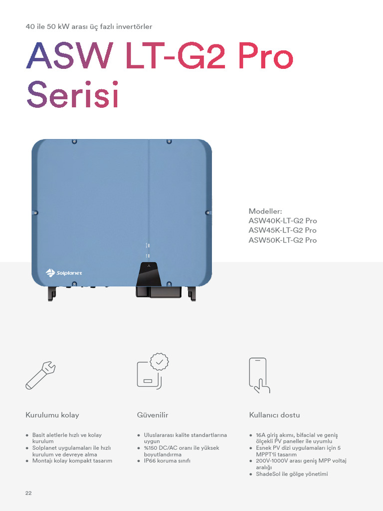 ASW LT G2 Pro 40 50kW | PDF
