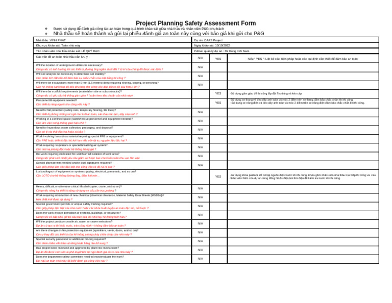 PPSA Form MR Nam Hung | PDF